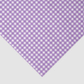Mooie Paarse Gingham Tissuepapier (Detail)