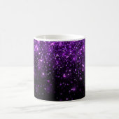 Mooie Paarse glitterprint Koffiemok (Center)