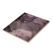 Mooie paarse gouden huis tegels tegeltje (Zijkant)