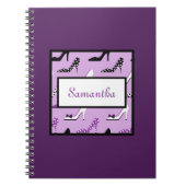 Mooie Paarse hakken Notitieboek (Voorkant)