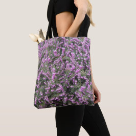 Mooie Paarse Heide Bloemen Tote Bag