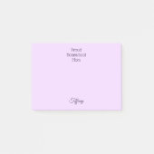 Mooie Paarse Homeschool Moeder Post-it® Notes (Voorkant)