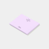 Mooie Paarse Homeschool Moeder Post-it® Notes (Schuin)