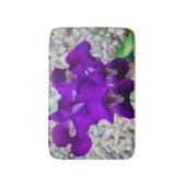 Mooie paarse iris badmat (Voorkant Verticaal)