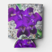 Mooie paarse iris blikjeskoeler (Voorkant)