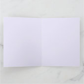 Mooie paarse iris bloem bloem foto kaart (Binnen)