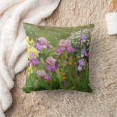 Mooie paarse iris bloem bloem foto kussen (Deken)