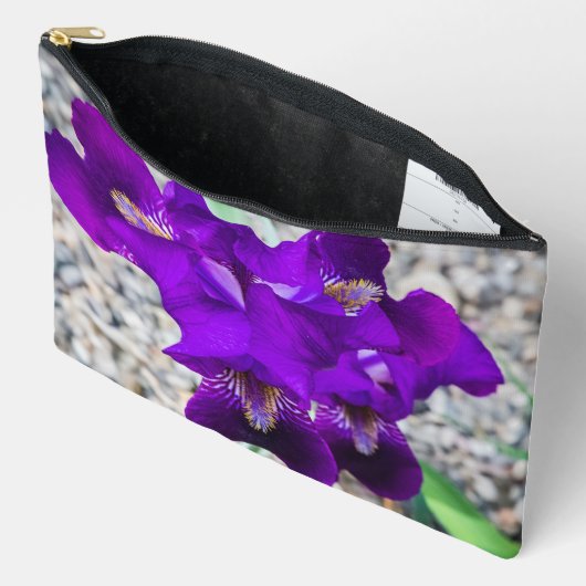 Mooie paarse iris etui (Open)