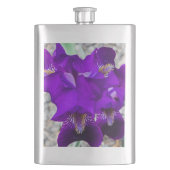 Mooie paarse iris flacon (Voorkant)