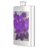 Mooie paarse iris flacon (Links)