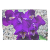 Mooie paarse iris kussensloop (Voorkant)