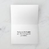 Mooie Paarse Irissen Dank Je Kaart (Binnen)