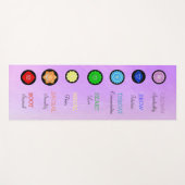 Mooie Paarse kakkerbeerdenis en Yoga Mat (Voorkant (horizontaal))