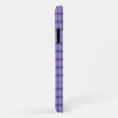Mooie paarse karos met monogram iPhone hoes (Achterkant/rechts)