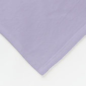Mooie Paarse Kat Reflectie Doodle Aangepaste Naam Fleece Deken (Hoek)
