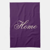 Mooie Paarse keukenhanddoek (Verticaal)