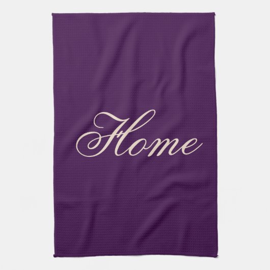 Mooie Paarse keukenhanddoek (Verticaal)