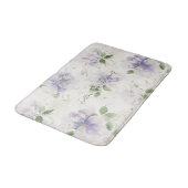 Mooie Paarse Lavendel Bloemen Badmat (Gekanteld)
