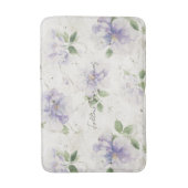 Mooie Paarse Lavendel Bloemen Badmat (Voorkant Verticaal)