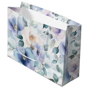 Mooie Paarse Lavendel Witte Bloemen Bruiloftsshowe Groot Cadeauzakje