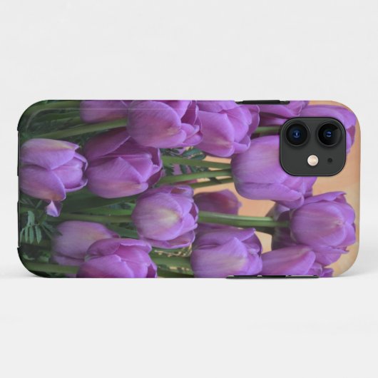 Mooie paarse lentuslippen Case-Mate iPhone case (Achterkant (horizontaal))