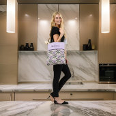 Mooie Paarse Lilacs op  Ecru Tote Bag