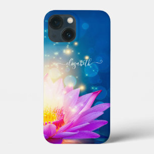 Mooie Paarse Lotus Bloem, Meer, Blauw, Zen Case-Mate iPhone Case