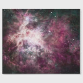 Mooie paarse nebula cadeaupapier (Vlak)