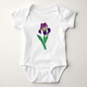 Mooie Paarse Nederlandse Iris Romper (Voorkant)