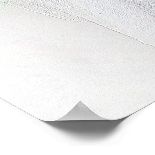 Mooie paarse ogen poster (Hoek)