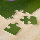 Mooie Paarse orchidee Legpuzzel (Zijkant)