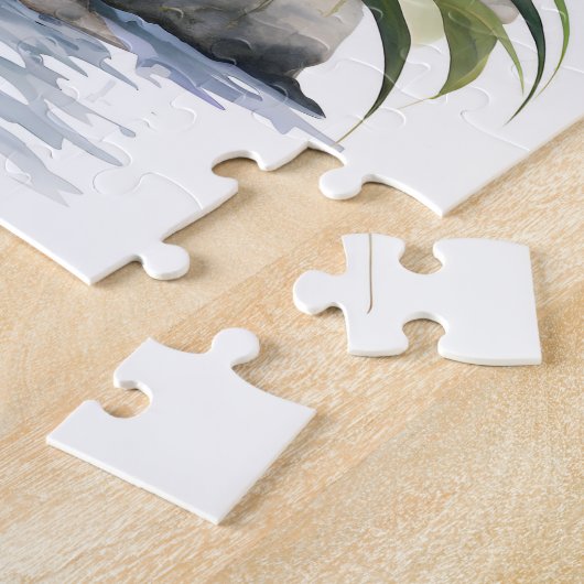 Mooie Paarse orchideeën Legpuzzel (Zijkant)