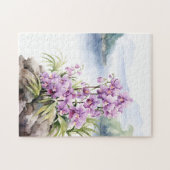 Mooie Paarse orchideeën Legpuzzel (Horizontaal)