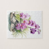 Mooie Paarse orchideeën Legpuzzel (Horizontaal)
