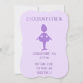 Mooie Paarse overweging Kaart (Voorkant)