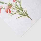 Mooie Paarse Rood Roze Bloemen Decoupage Tissuepapier (Detail)