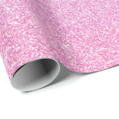 Mooie Paarse Roze Glitter Ombre Cadeaupapier (Rol Hoek)