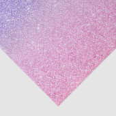 Mooie Paarse Roze Glitter Ombre Tissuepapier (Detail)