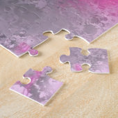 Mooie Paarse roze Lily-bloem - Kunsttekening Legpuzzel (Zijkant)