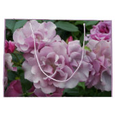 Mooie Paarse Rozen Bloemen Groot Cadeauzakje (Achterkant)