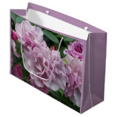 Mooie Paarse Rozen Bloemen Groot Cadeauzakje (Voorkant Gekanteld)