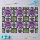 Mooie Paarse Rozen Trendy Collectie Tissuepapier (Craft)