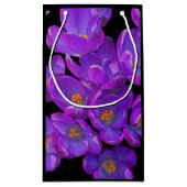 Mooie Paarse Spring Crocuses Bloemen Klein Cadeauzakje (Achterkant)