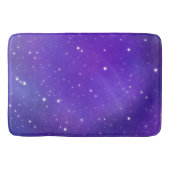 Mooie Paarse Sterrenhemel Galaxy Art Badmat (Voorkant)