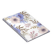 Mooie Paarse ventilator Notitieboek (Rechterzijde)