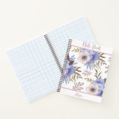 Mooie Paarse ventilator Notitieboek (Binnen)