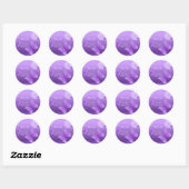 Mooie Paarse vlinder dank u Baby shower Ronde Sticker (Vel)