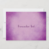 Mooie paarse waterverf bloemen bedankkaart (Achterkant)