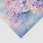 Mooie Paarse Waterverf Hydrangea Decoupage Tissuepapier (Detail)