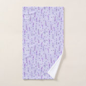 Mooie Paarse Waterverf lavender Flower Bad Handdoek (Handdoek)